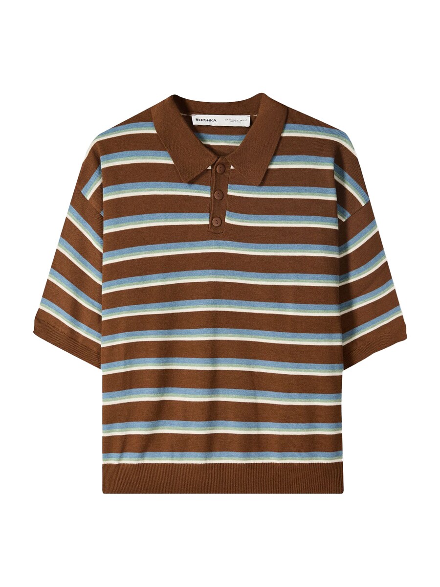 Рубашка Bershka, коричневый
Рубашка Bershka, коричневый