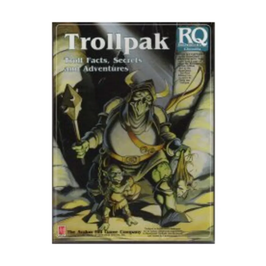 Бокс-сет Trollpak, RuneQuest (Avalon Hill)
Бокс-сет Trollpak, RuneQuest (Avalon Hill)