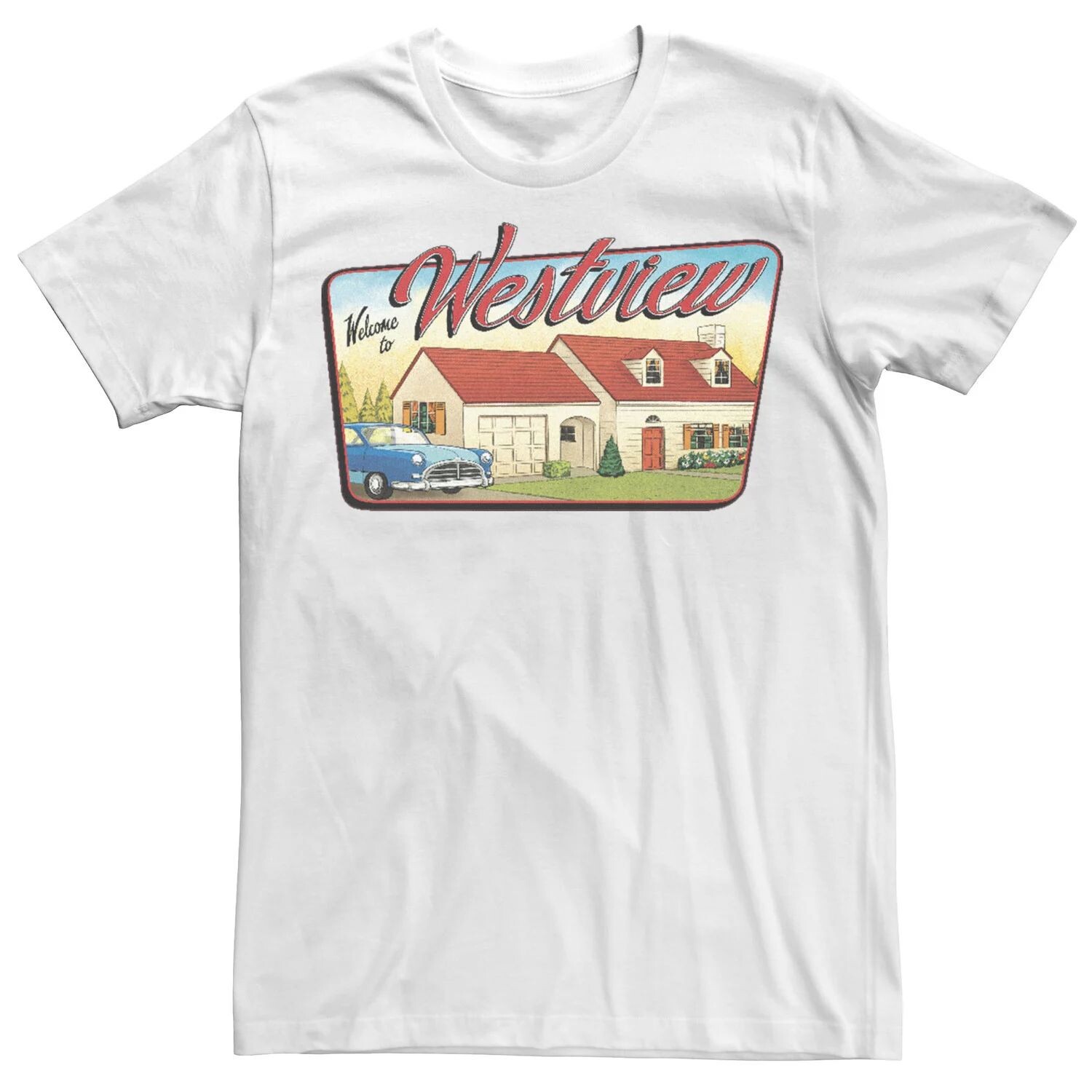 Мужская футболка с цветными вставками Marvel WandaVision Welcome To Westview Licensed Character
Мужская футболка с цветными вставками Marvel WandaVision Welcome To Westview Licensed Character