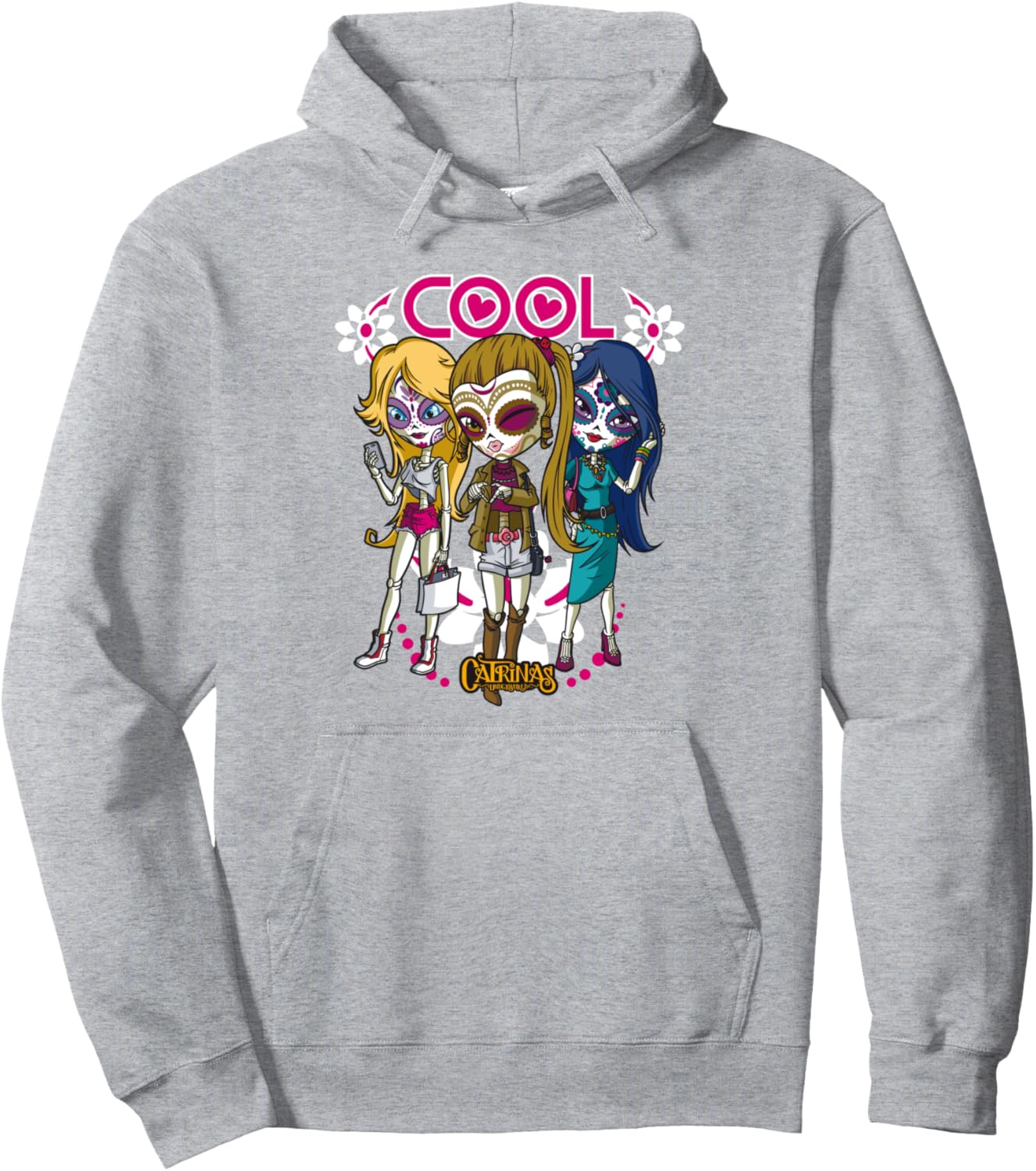 Подземный мир Катрины - красочная толстовка ко Дню мертвых Catrinas, серый
Подземный мир Катрины - красочная толстовка ко Дню мертвых Catrinas, серый