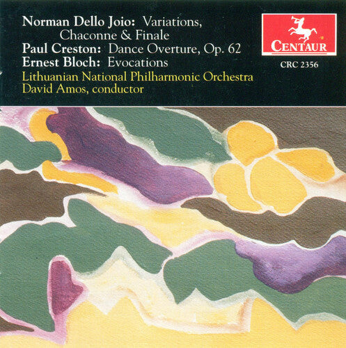CD диск Dello Joio / Creston / Bloch / Amos /: Variations / Chaconne & Finale / Dance Overture
CD диск Dello Joio / Creston / Bloch / Amos /: Variations / Chaconne & Finale / Dance Overture