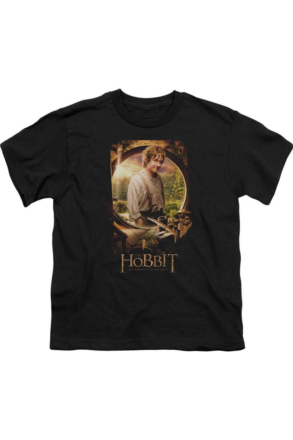 Футболка с коротким рукавом для детей "Хоббит Бильбо" Gildan, черный
Футболка с коротким рукавом для детей "Хоббит Бильбо" Gildan, черный