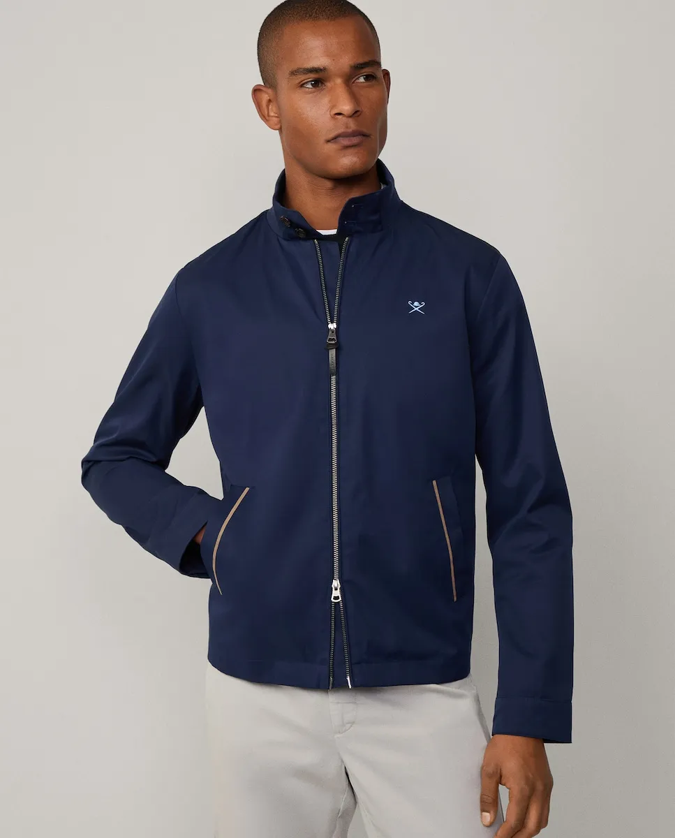 Мужская куртка Харрингтон с высоким воротником Hackett, тёмно-синий
Мужская куртка Харрингтон с высоким воротником Hackett, тёмно-синий