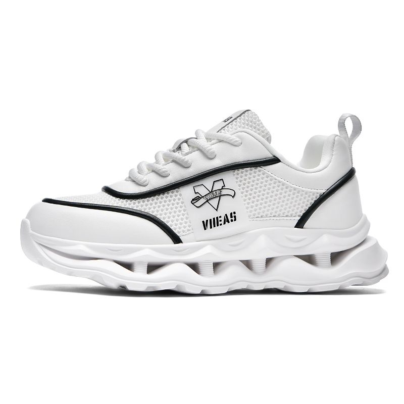 VIIEAS Износостойкие дышащие низкие массивные кроссовки мужские бело-черные, цвет White Black
VIIEAS Износостойкие дышащие низкие массивные кроссовки мужские бело-черные, цвет White Black