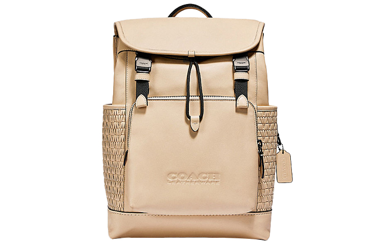 COACH Кожаный дорожный рюкзак для мужчин большой плетеный бежевый
COACH Кожаный дорожный рюкзак для мужчин большой плетеный бежевый