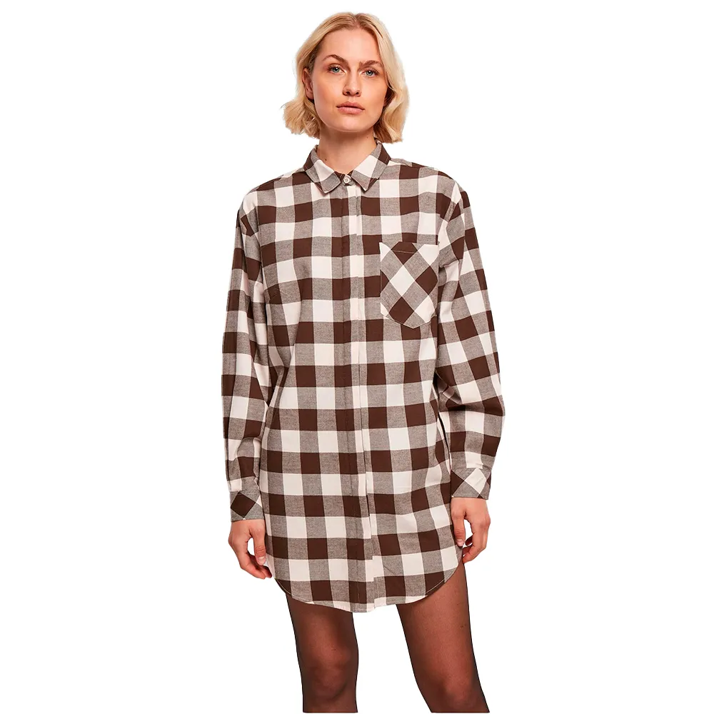 Рубашка с длинным рукавом Urban Classics Oversized Check Flannel, коричневый
Рубашка с длинным рукавом Urban Classics Oversized Check Flannel, коричневый