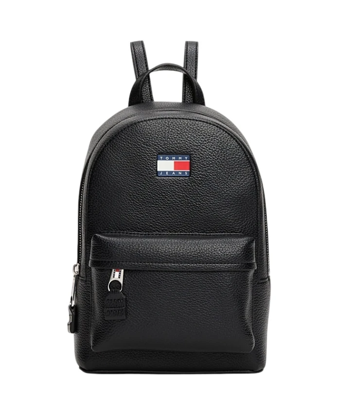 Компактный черный рюкзак с передним карманом и застежкой-молнией. Tommy Jeans, черный
Компактный черный рюкзак с передним карманом и застежкой-молнией. Tommy Jeans, черный