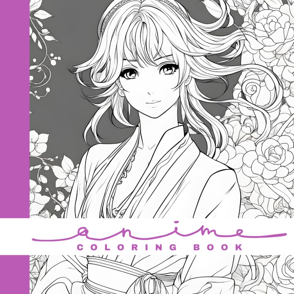 Adult fantasy coloring book with anime characters (Independently published)
Adult fantasy coloring book with anime characters (Independently published)