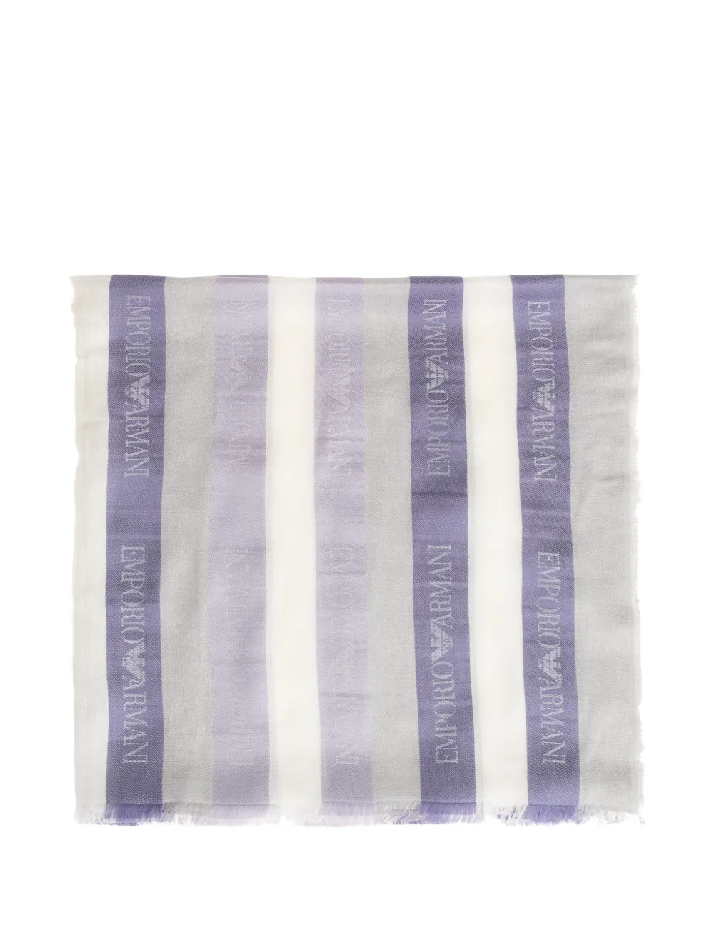 Полосатый шарф Emporio Armani, белый
Полосатый шарф Emporio Armani, белый