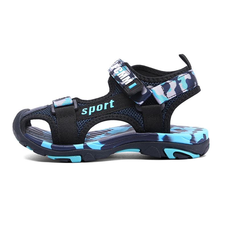 Дышащие нескользящие низкие сандалии для детей FCMM, синий
Дышащие нескользящие низкие сандалии для детей FCMM, синий