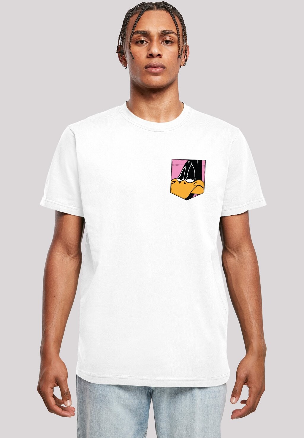 Футболка с принтом LOONEY TUNES DAFFY DUCK FACE FAUX POCKET F4NT4STIC, цвет white
Футболка с принтом LOONEY TUNES DAFFY DUCK FACE FAUX POCKET F4NT4STIC, цвет white