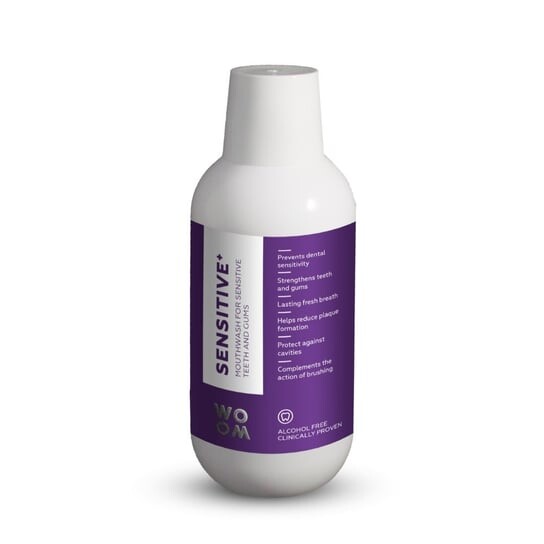 Ополаскиватель для чувствительных зубов и десен, 500 мл WOOM, Sensitive+
Ополаскиватель для чувствительных зубов и десен, 500 мл WOOM, Sensitive+