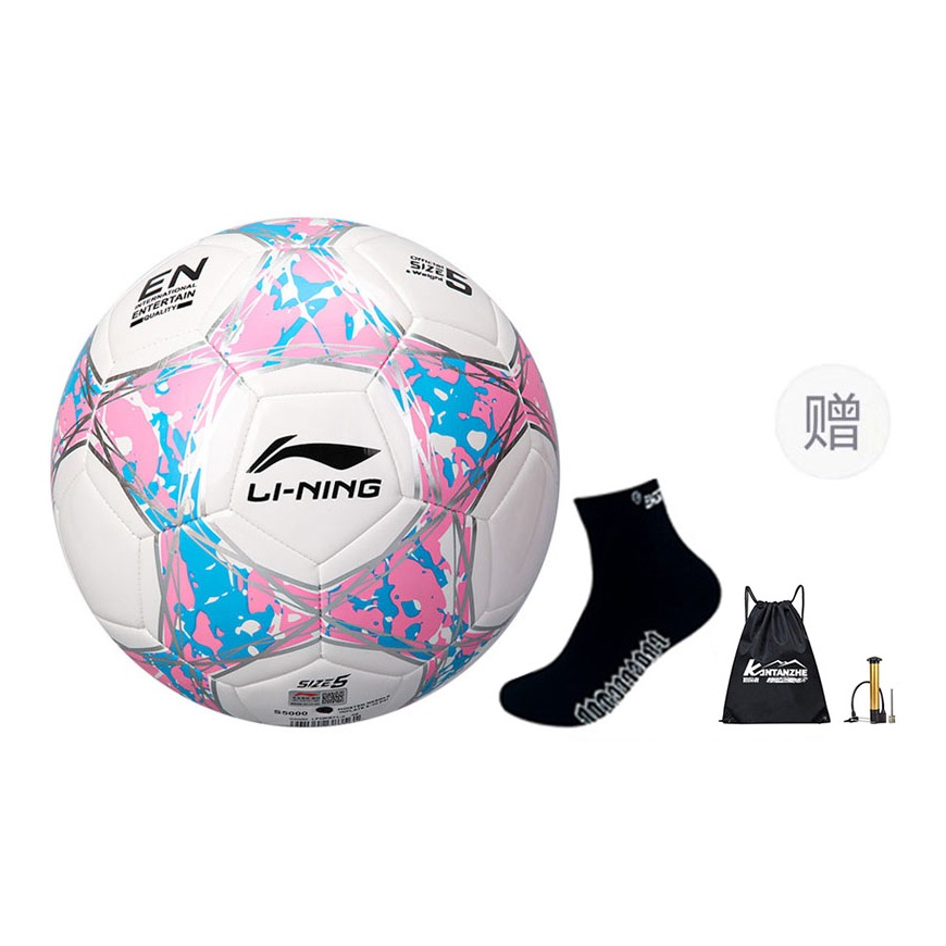 LINING Размер 5 футбольный мяч TPU машинной строчки унисекс белый розовый синий
LINING Размер 5 футбольный мяч TPU машинной строчки унисекс белый розовый синий