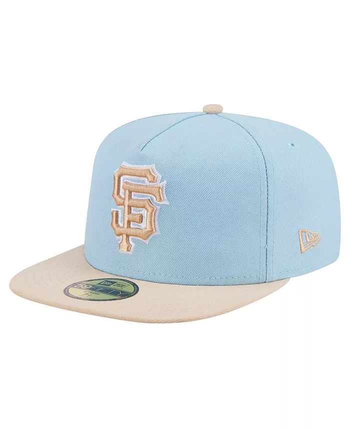 Мужская светло-синяя/кремовая двухцветная кепка San Francisco Giants с А-образной оправой 59FIFTY New Era
Мужская светло-синяя/кремовая двухцветная кепка San Francisco Giants с А-образной оправой 59FIFTY New Era