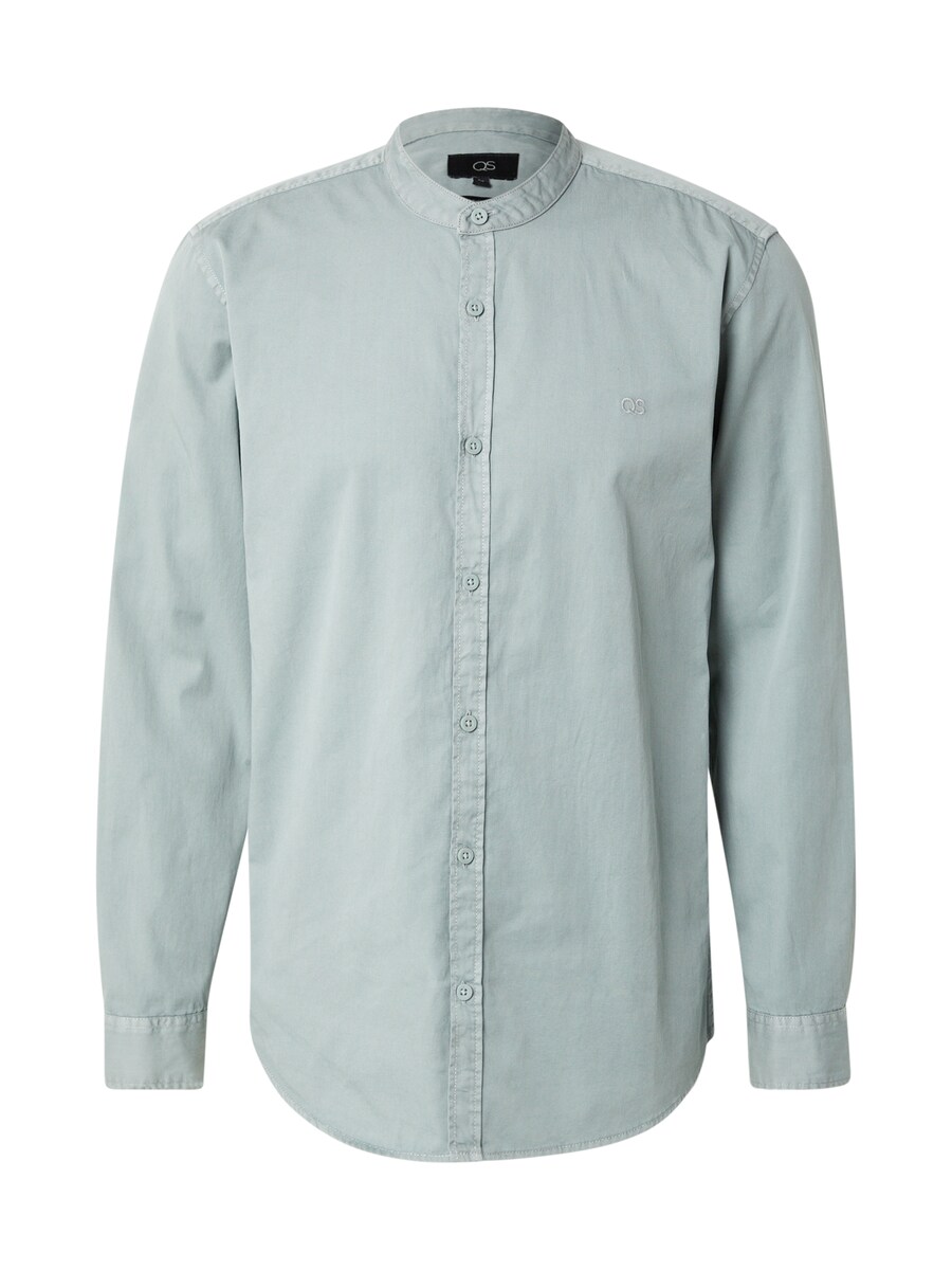 Рубашка на пуговицах классического кроя QS, светло-зеленый 
Рубашка на пуговицах классического кроя QS, светло-зеленый