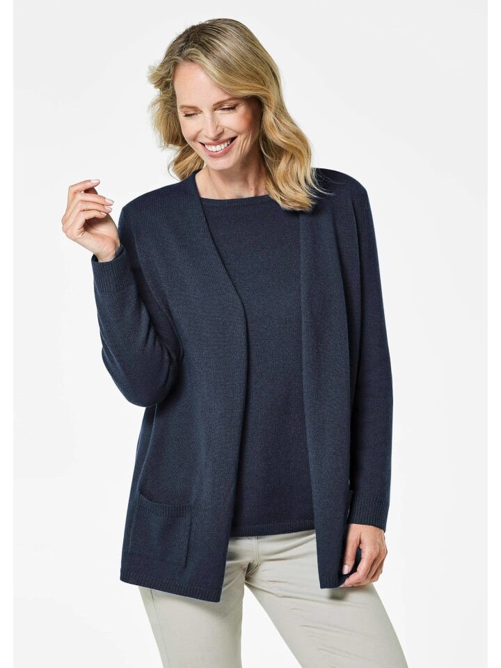 Кардиган GOLDNER Kaschmirstrickjacke, синий
Кардиган GOLDNER Kaschmirstrickjacke, синий