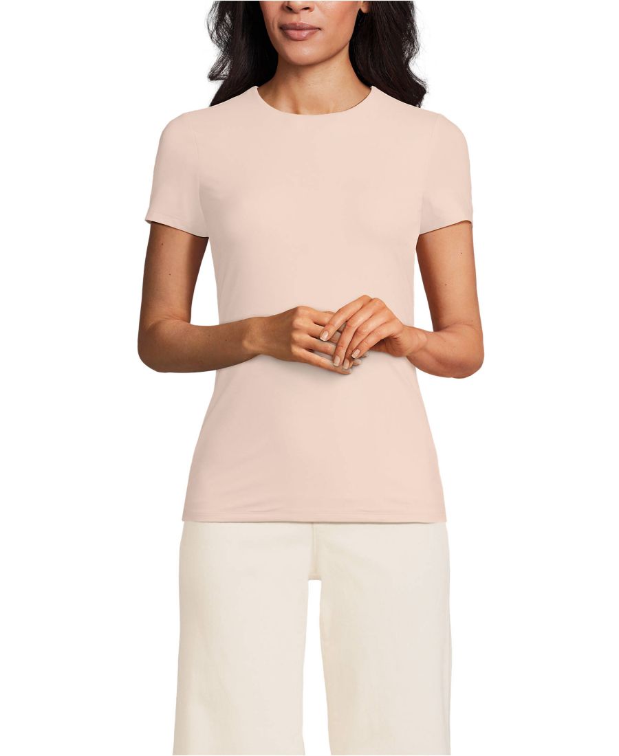 Женская трикотажная футболка с коротким рукавом, двухслойная, с круглым вырезом и без застежек Lands' End, Pink opal, Розовый, Женская трикотажная футболка с коротким рукавом, двухслойная, с круглым вырезом и без застежек Lands' End, Pink opal
Женская трикотажная футболка с коротким рукавом, двухслойная, с круглым вырезом и без застежек Lands' End, Pink opal, Розовый, Женская трикотажная футболка с коротким рукавом, двухслойная, с круглым вырезом и без застежек Lands' End, Pink opal