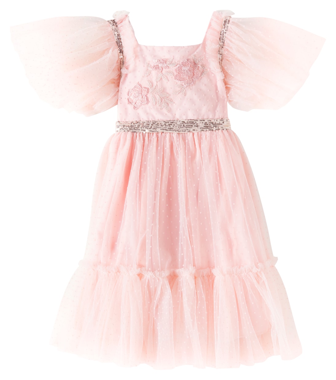 Платье из тюля с пайетками в горошек Patachou, Pale Pink
Платье из тюля с пайетками в горошек Patachou, Pale Pink