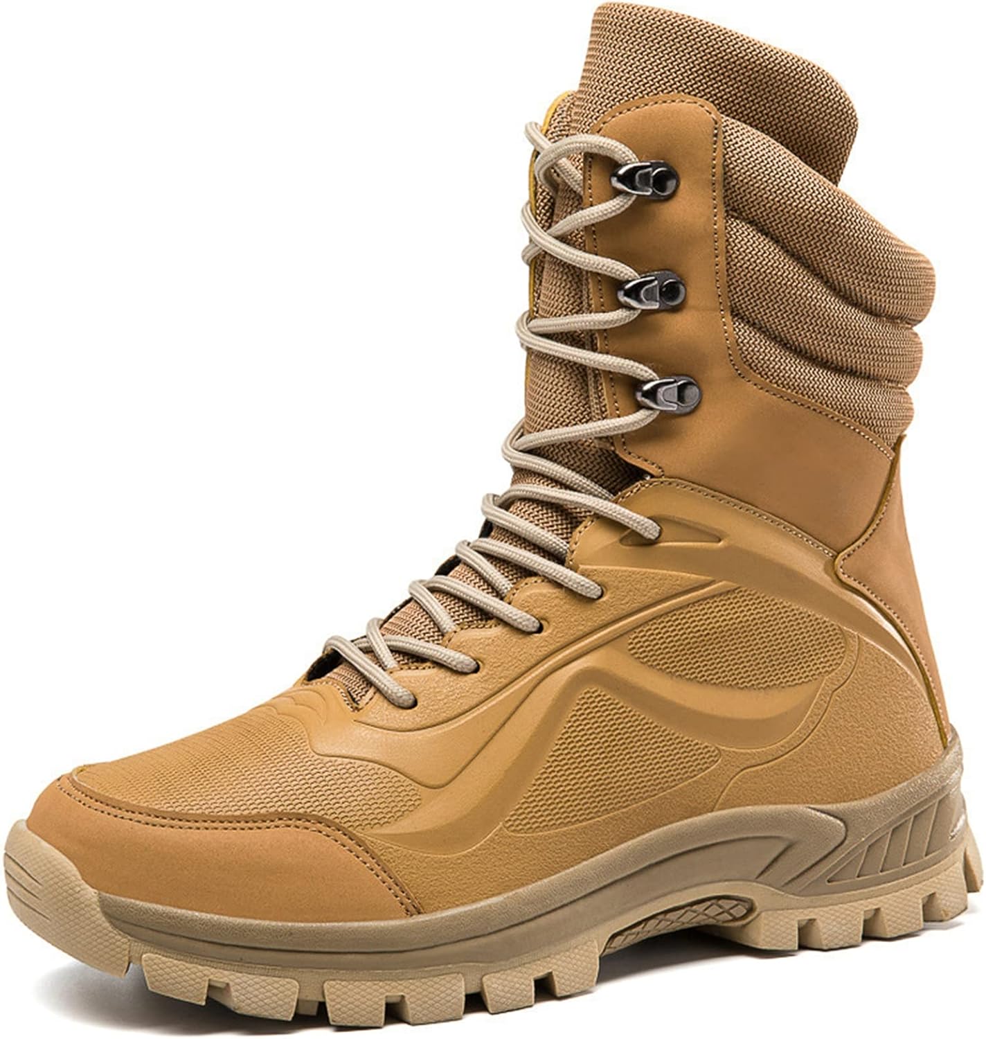 Высокие походные ботинки, тактические военные ботинки, мужские высокие повседневные боевые туфли, шнурованные мотоциклетные водонепроницаемые противоскользящие ботинки для походов, охоты, работы и прогулок Rishengchang, хаки
Высокие походные ботинки, тактические военные ботинки, мужские высокие повседневные боевые туфли, шнурованные мотоциклетные водонепроницаемые противоскользящие ботинки для походов, охоты, работы и прогулок Rishengchang, хаки