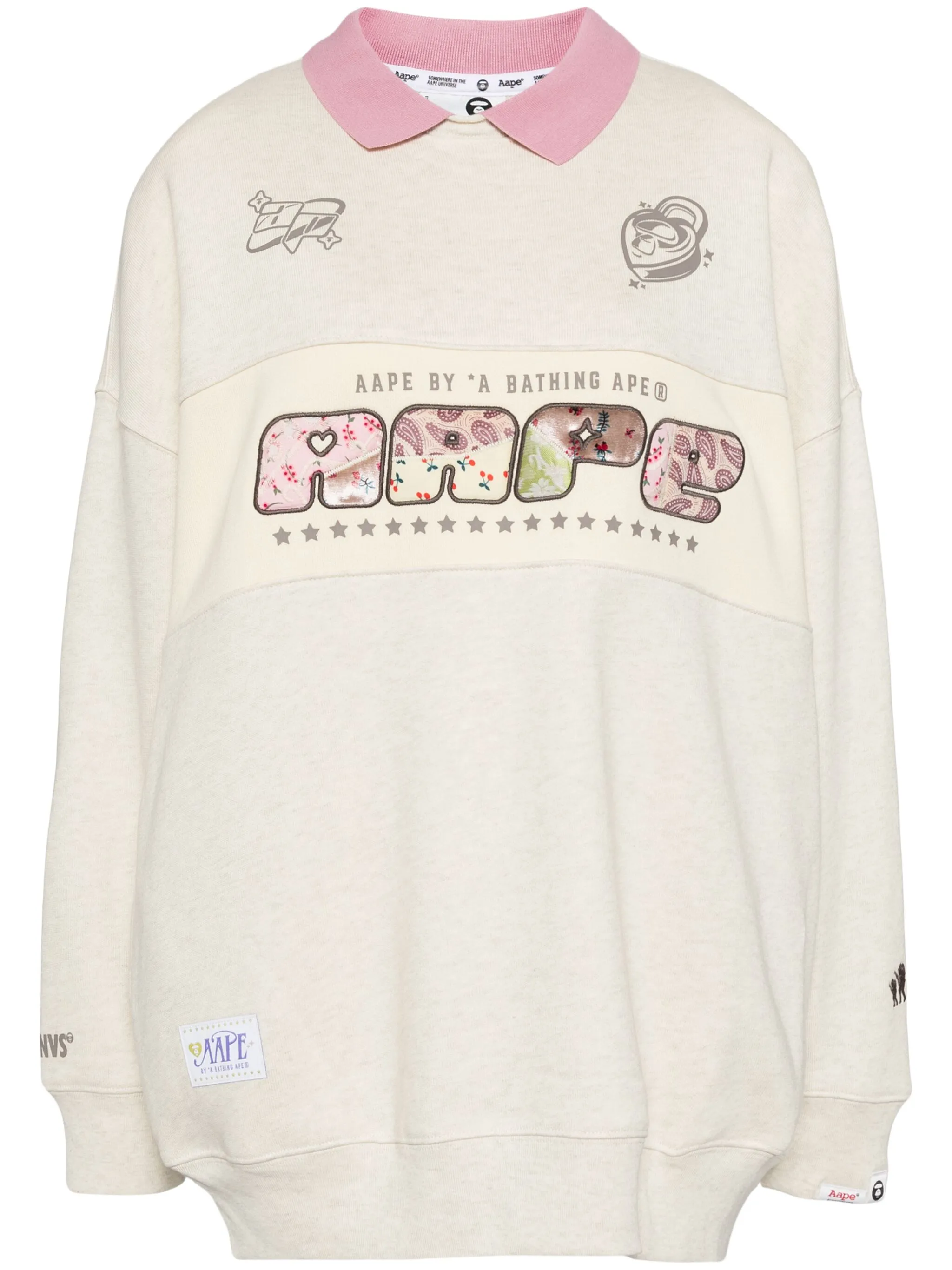 Толстовка с воротником поло и логотипом Aape By A Bathing Ape, нейтральный
Толстовка с воротником поло и логотипом Aape By A Bathing Ape, нейтральный