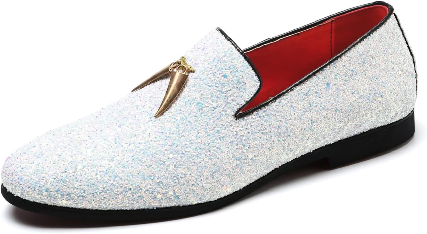 Мужские блестящие тапочки Haza Pairs, роскошные классические лоферы Penny Slip-On для вечеринок и свадеб, блестящие праздничные туфли, белый
Мужские блестящие тапочки Haza Pairs, роскошные классические лоферы Penny Slip-On для вечеринок и свадеб, блестящие праздничные туфли, белый