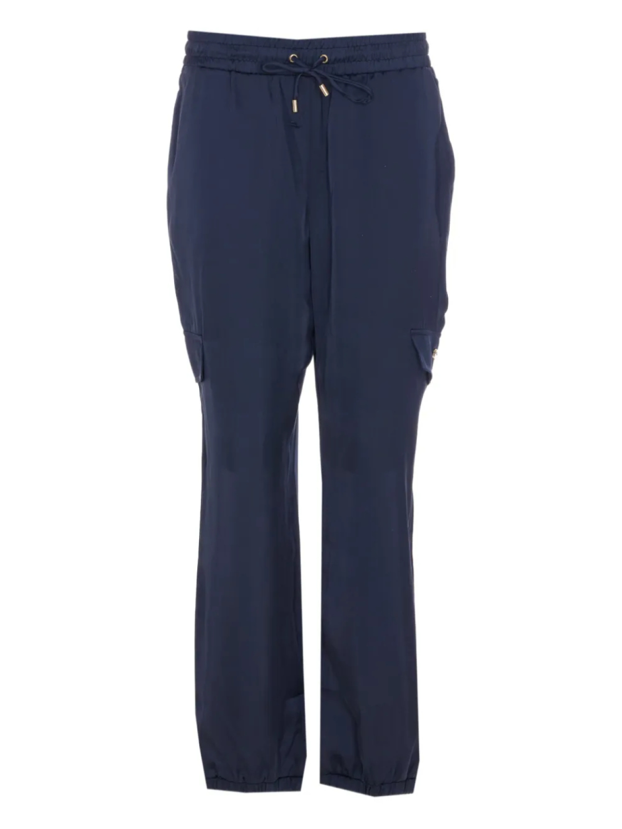 Брюки-карго с завязками на шнурке LIU JO, синий
Брюки-карго с завязками на шнурке LIU JO, синий