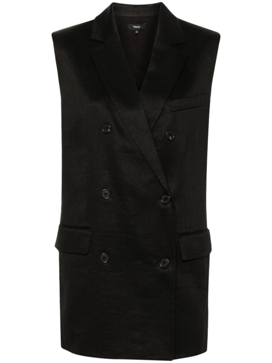 Theory двубортный жилет, черный
Theory двубортный жилет, черный