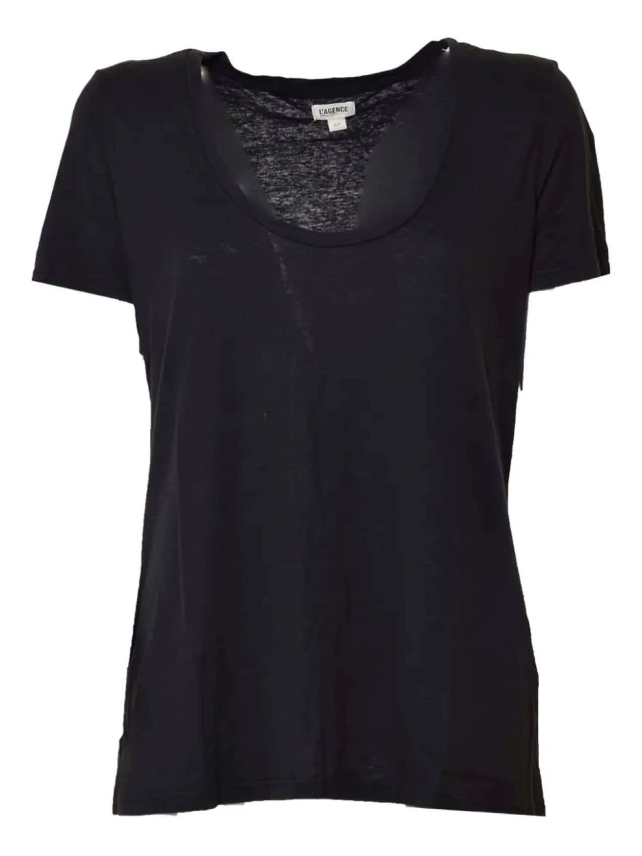 Футболка с круглым вырезом L'Agence, черный
Футболка с круглым вырезом L'Agence, черный