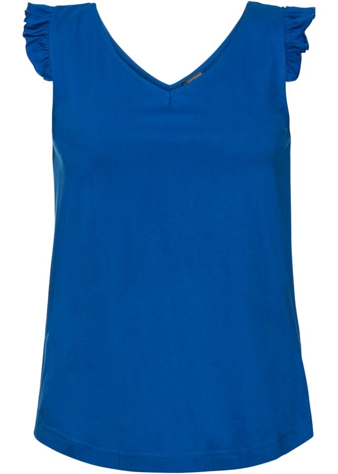 Топ с рюшами Bodyflirt, синий
Топ с рюшами Bodyflirt, синий