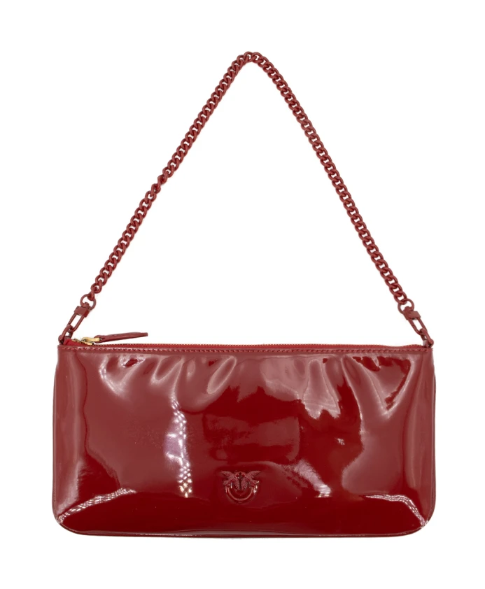 Кожаный клатч с ремешком-цепочкой Pinko, красный
Кожаный клатч с ремешком-цепочкой Pinko, красный
