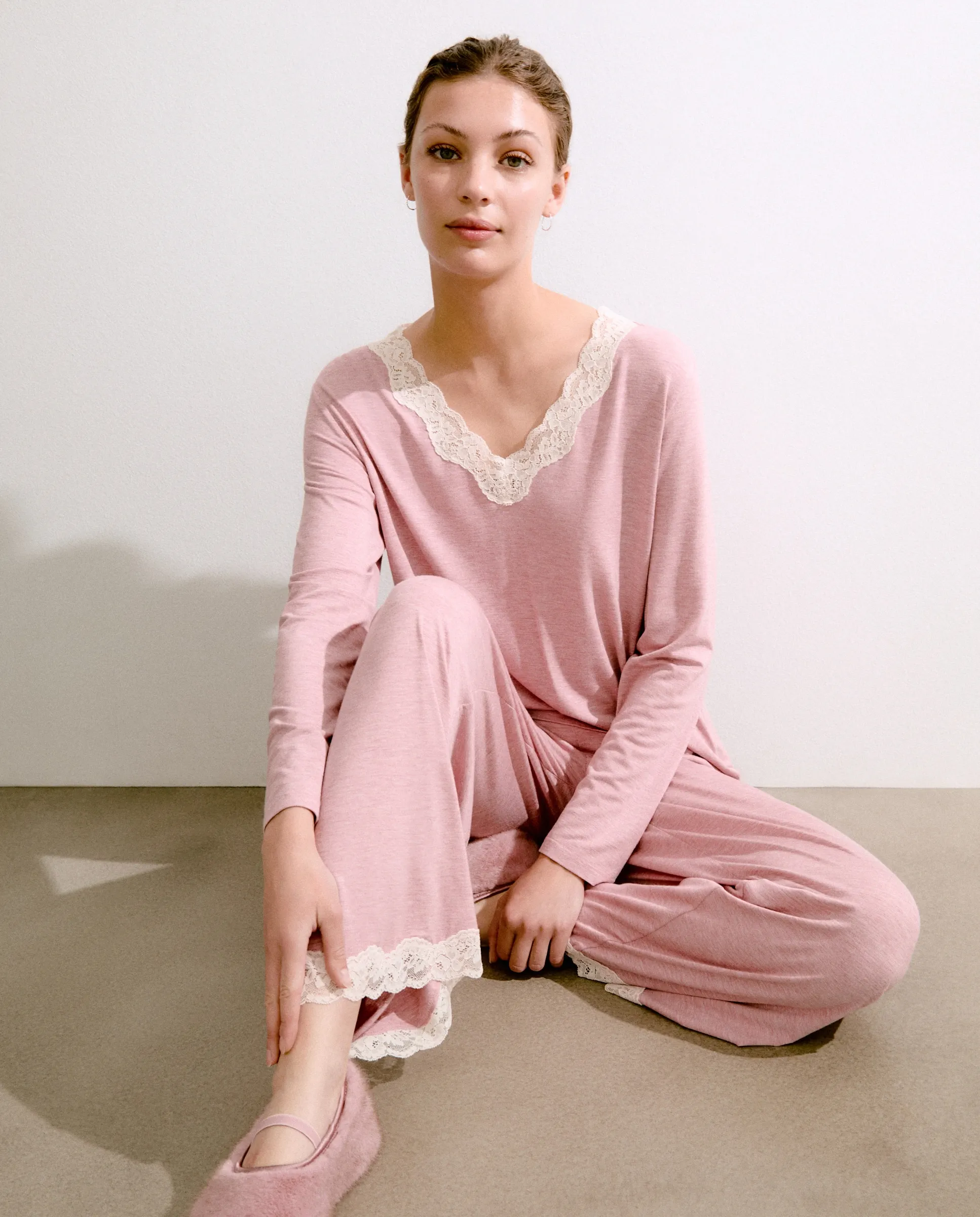 Женская пижамная футболка с длинным рукавом Énfasis, розовый
Женская пижамная футболка с длинным рукавом Énfasis, розовый