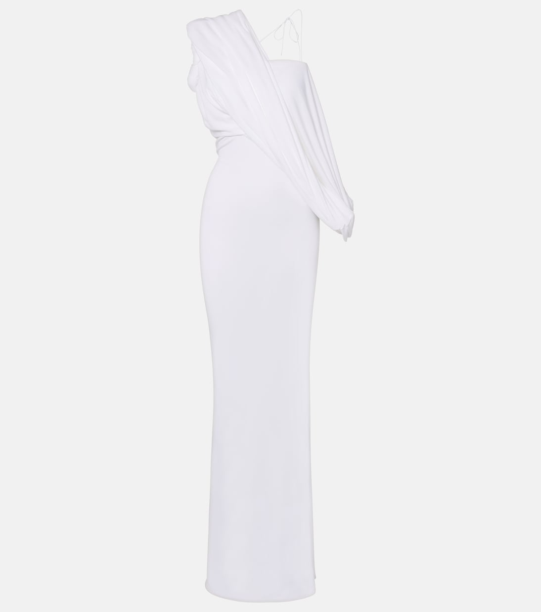 Платье макси из драпированного джерси Aiba Christopher Esber, белый
Платье макси из драпированного джерси Aiba Christopher Esber, белый