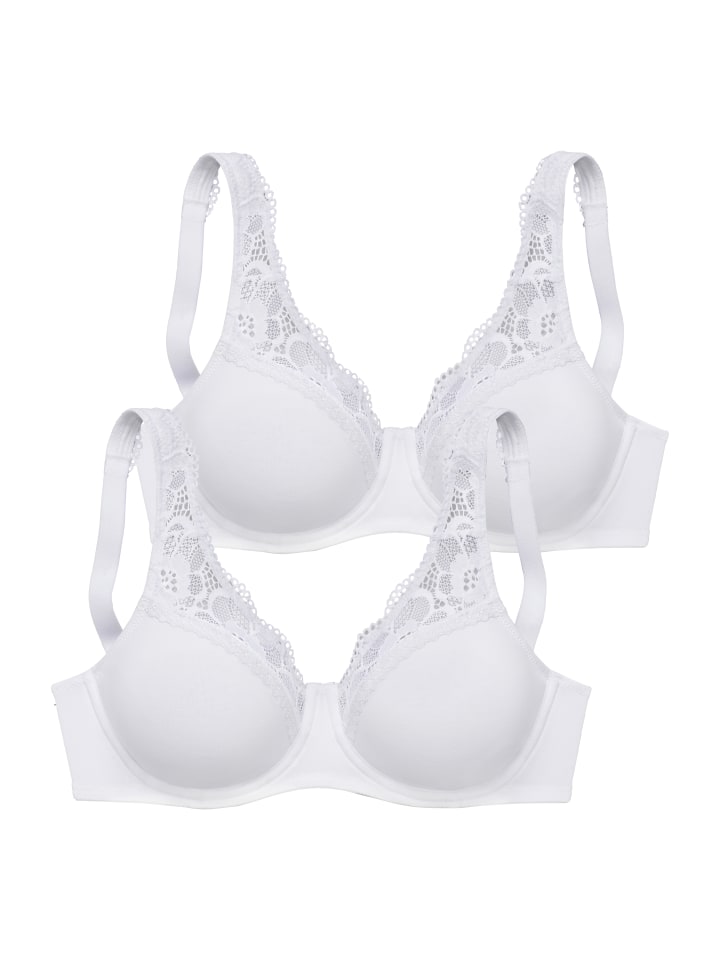 Бюстгальтер-минимайзер 2 шт. белого цвета PETITE FLEUR
Бюстгальтер-минимайзер 2 шт. белого цвета PETITE FLEUR