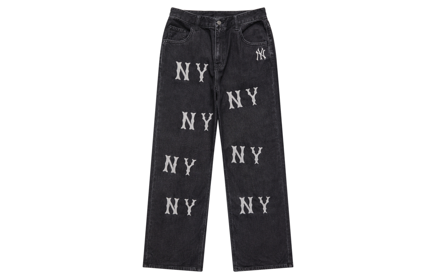 Широкие джинсы женские черные MLB
Широкие джинсы женские черные MLB