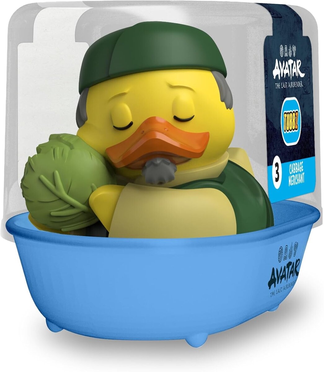 Фигурка Tubbz Duck Avatar: The Last Airbender, торговец капустой Numskull
Фигурка Tubbz Duck Avatar: The Last Airbender, торговец капустой Numskull