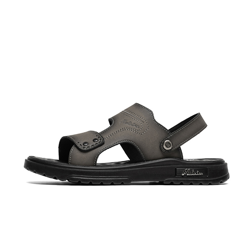 Mulinsen Пляжные сандалии мужские, черно-серые
Mulinsen Пляжные сандалии мужские, черно-серые