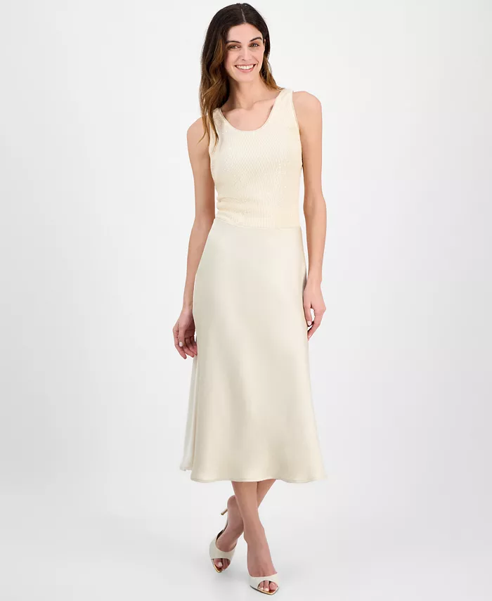 Женская расклешенная миди-юбка на резинке Anne Klein, желтый
Женская расклешенная миди-юбка на резинке Anne Klein, желтый