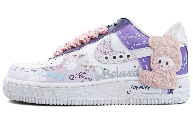 Кроссовки для скейтборда Air Force 1 женские с низким верхом, белый/фиолетовый Nike
Кроссовки для скейтборда Air Force 1 женские с низким верхом, белый/фиолетовый Nike