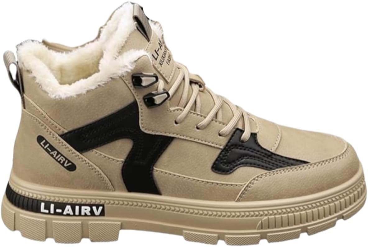 Мужские удобные кроссовки с противоскользящей подошвой, легкие спортивные ботинки с теплой флисовой подкладкой для зимы Lexamen, хаки
Мужские удобные кроссовки с противоскользящей подошвой, легкие спортивные ботинки с теплой флисовой подкладкой для зимы Lexamen, хаки