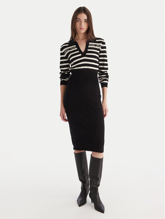 Вязаное платье regular fit TF5215 MS63L Liu Jo, черный
Вязаное платье regular fit TF5215 MS63L Liu Jo, черный