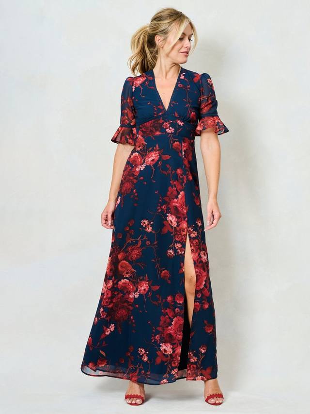 Платье макси Coraline с разрезом на бедре Hope & Ivy, Blue/Multi
Платье макси Coraline с разрезом на бедре Hope & Ivy, Blue/Multi