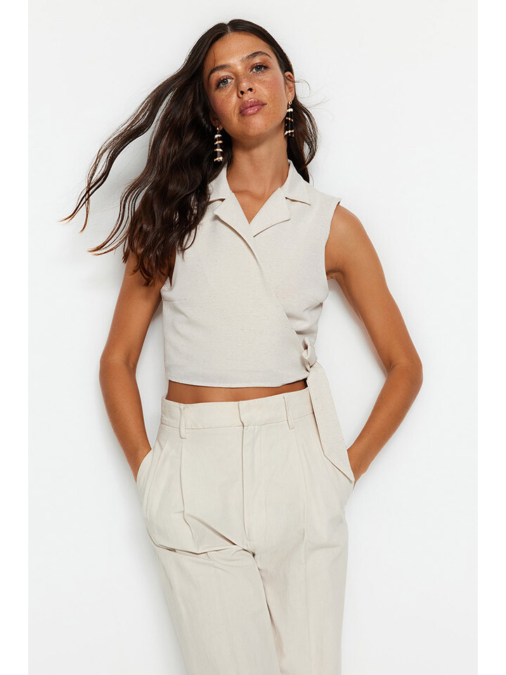 Блуза trendyol, песочный
Блуза trendyol, песочный