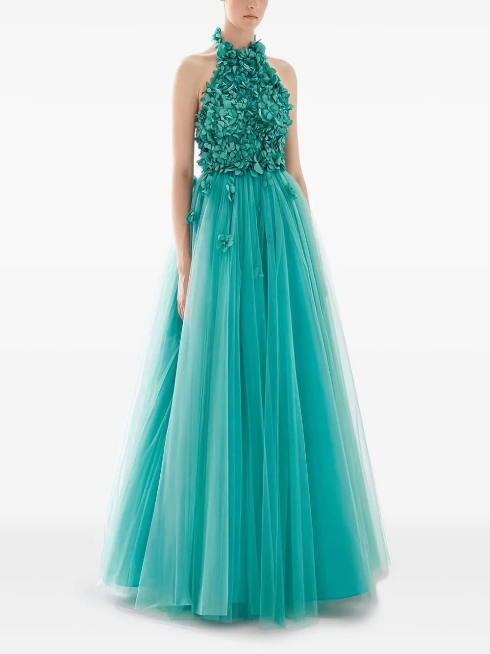 Макси-платье с цветочной аппликацией TARIK EDIZ, зеленый
Макси-платье с цветочной аппликацией TARIK EDIZ, зеленый