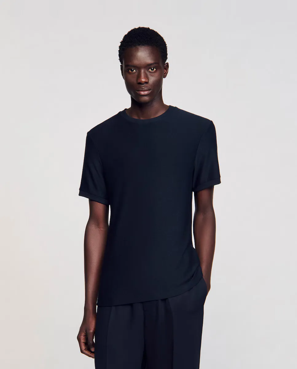 Футболка мужская с круглым вырезом Sandro, синий
Футболка мужская с круглым вырезом Sandro, синий