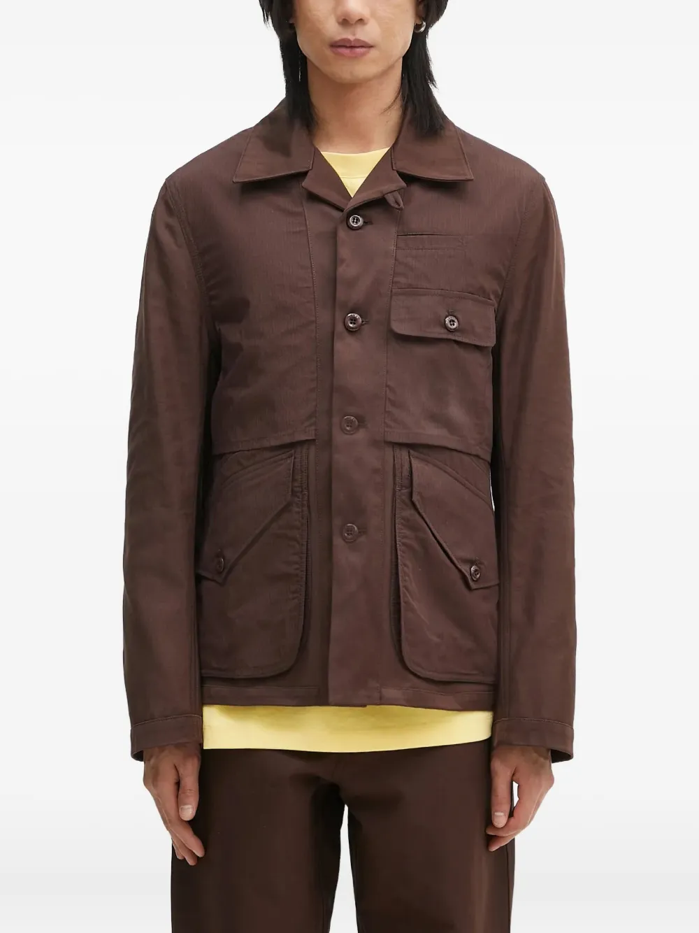 Двусторонняя куртка на пуговицах KENZO, коричневый
Двусторонняя куртка на пуговицах KENZO, коричневый