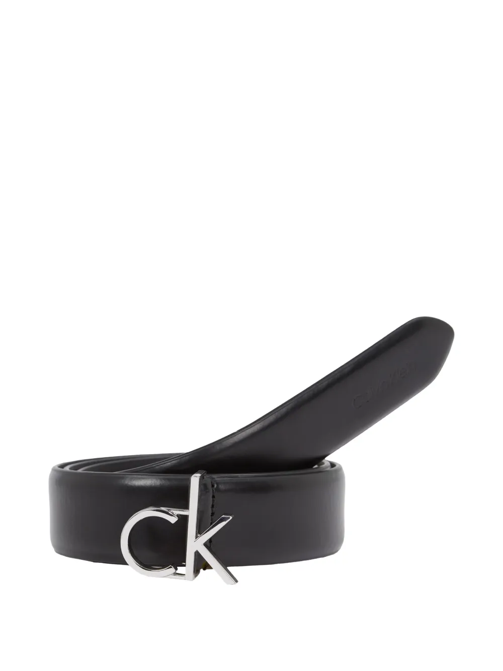 Кожаный ремень с пряжкой с логотипом Calvin Klein, черный
Кожаный ремень с пряжкой с логотипом Calvin Klein, черный