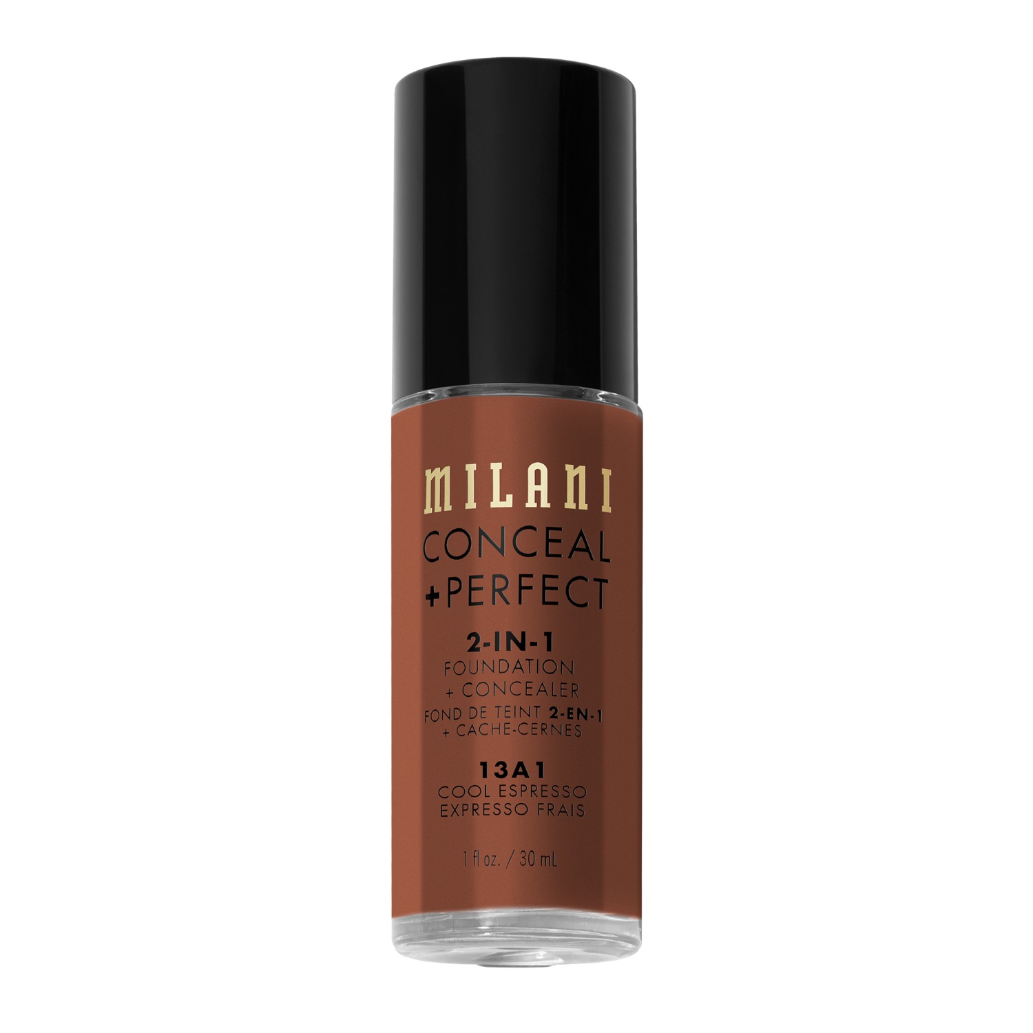 Тональный крем для лица conceal + perfect 2in1 Milani, 13a1 - cool espresso, объем 30 мл
Тональный крем для лица conceal + perfect 2in1 Milani, 13a1 - cool espresso, объем 30 мл