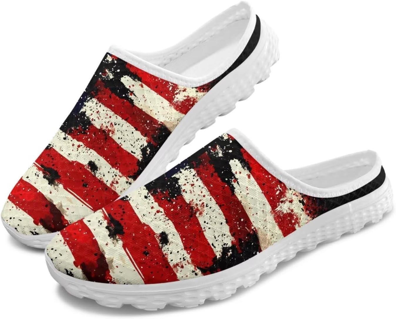 Полуботинки-тапочки, повседневные спортивные туфли без шнурков, прогулочные мюли с противоскользящей подошвой для дома и улицы, женские Tomeusey, Usa Flag
Полуботинки-тапочки, повседневные спортивные туфли без шнурков, прогулочные мюли с противоскользящей подошвой для дома и улицы, женские Tomeusey, Usa Flag