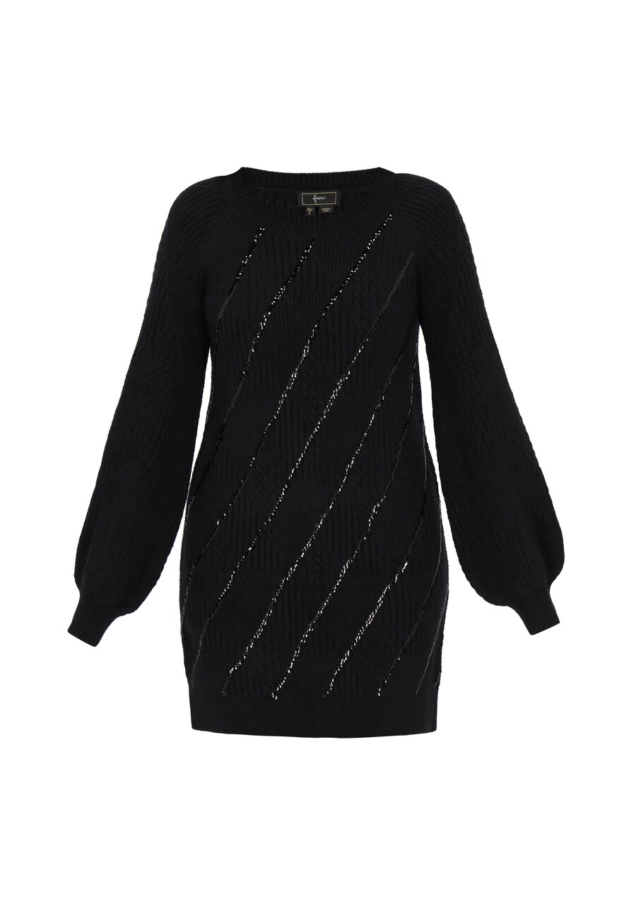 Вязаное платье faina, черный
Вязаное платье faina, черный