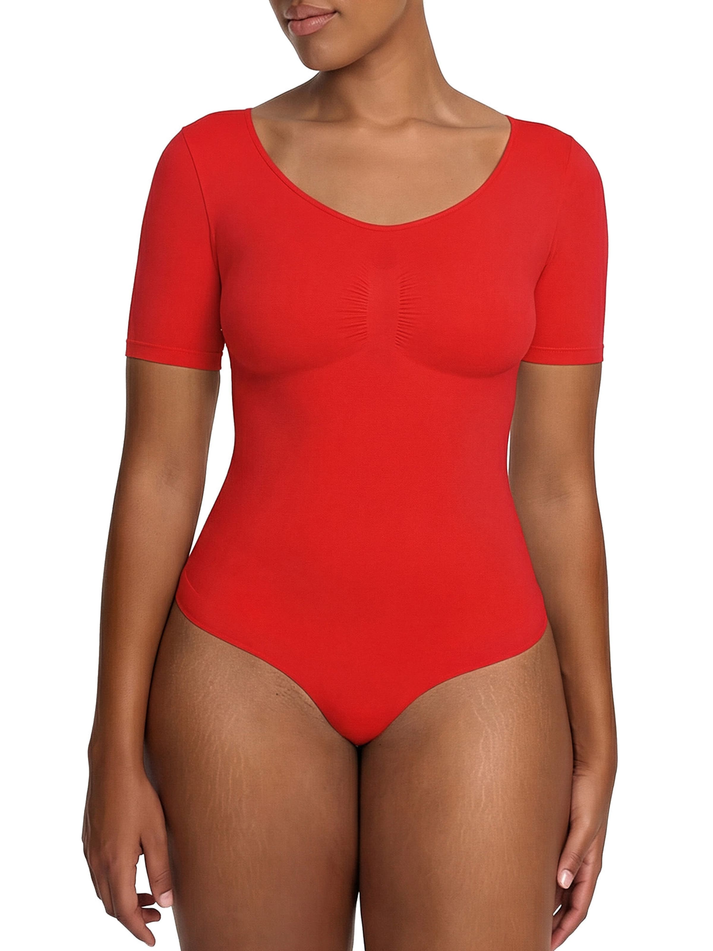 Creamy Корректирующий боди 'T-Shirt Bodysuit Sculpting Shapewear mit String' в цвете Fire Red
Creamy Корректирующий боди 'T-Shirt Bodysuit Sculpting Shapewear mit String' в цвете Fire Red